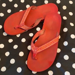 American Eagle flip flops very comfortable show some wear